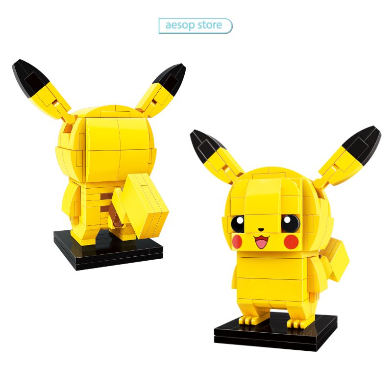 Đồ chơi lắp ráp Mô hình Pikachu QMAN A0101