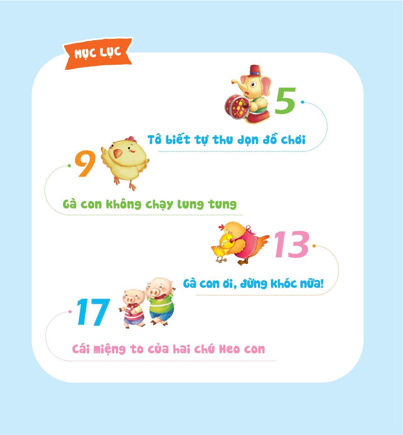 Sách Dán Hình Dạy Trẻ Thói Quen Tốt - Tớ Biết Tự Thu Dọn Đồ Chơi