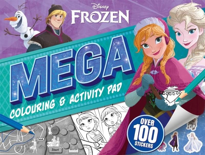 Sách Disney Frozen: Mega Colouring & Activity Pad
