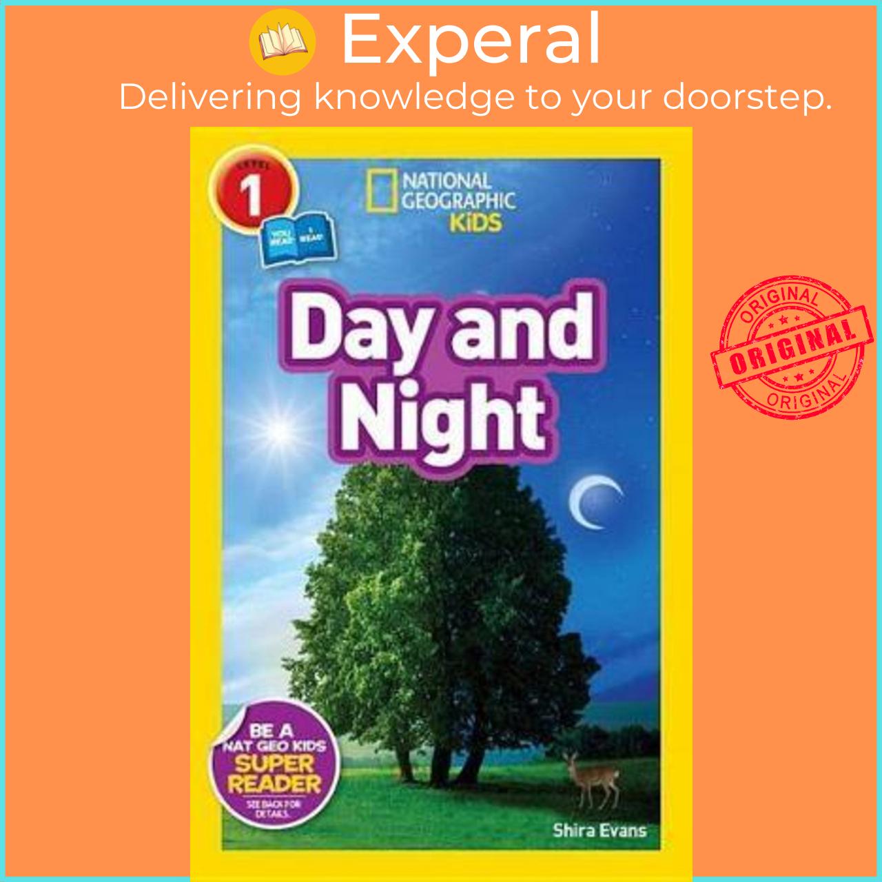 Sách - Nat Geo Readers Day and Night Lvl 1 by Shira Evans (US edition, paperback)