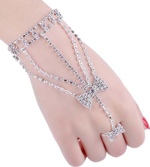 Lắc tay thời trang liền nhẫn style Hàn Quốc