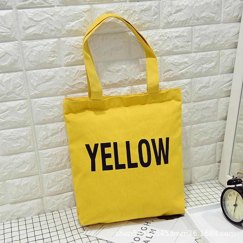 Túi tote Vải canvas mềm Đẹp Cực Hot đựng vừa a4 Túi vải xinh nhiều hình