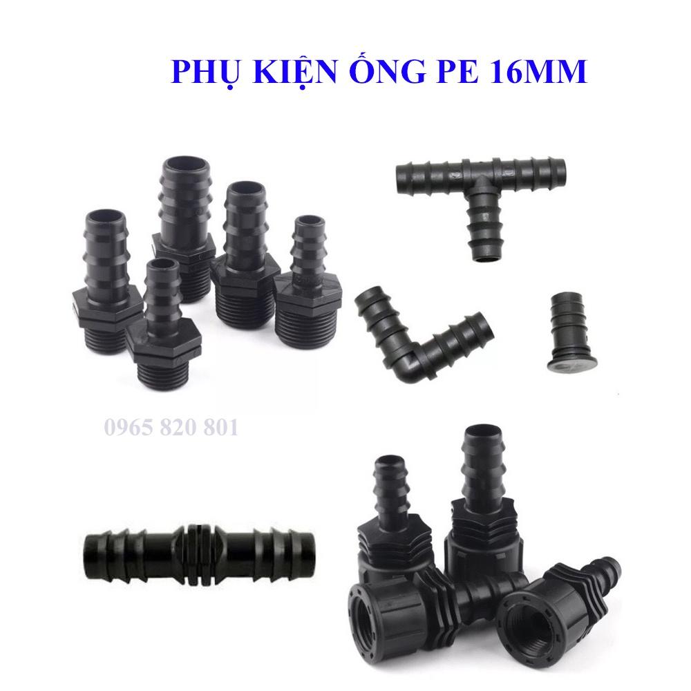 Phụ kiện ống PE 16mm các loại