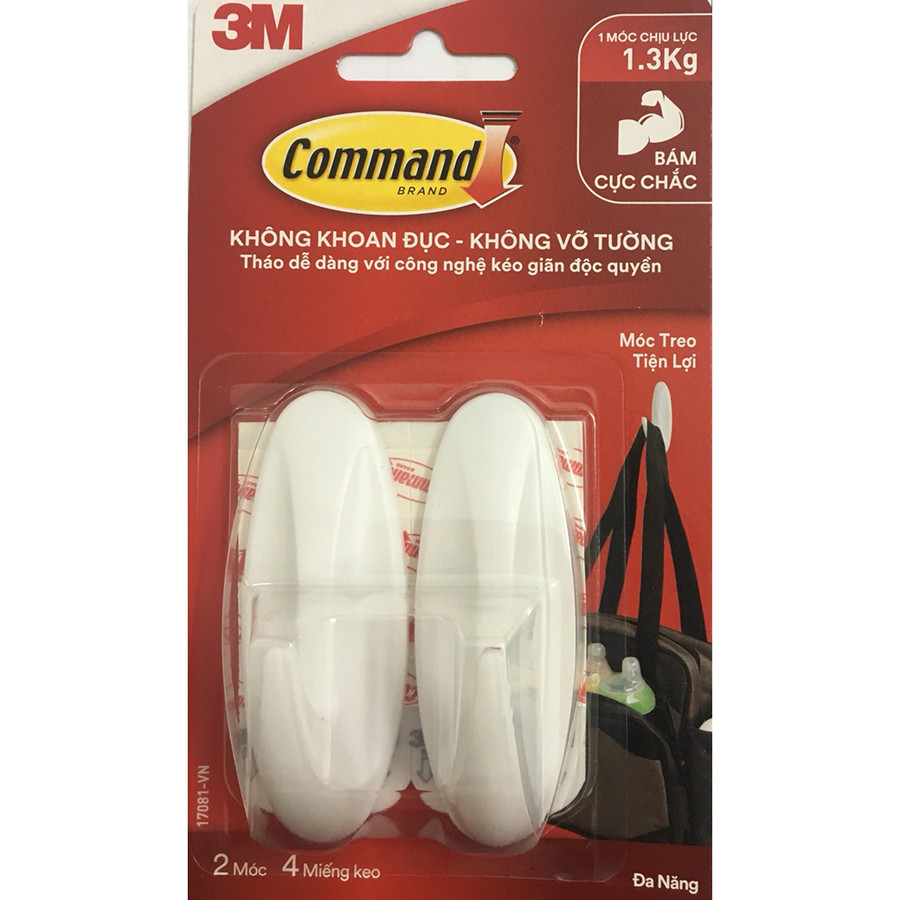 Móc Treo Kiểu Tròn 1,3kg Command 3M