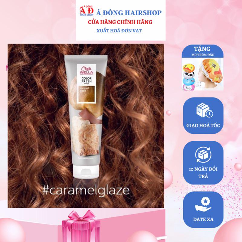 Dầu Hấp màu Wella Color Fresh Mask Phục Hồi Màu Tóc Nhuộm và Tăng Cường Màu Sắc Dưỡng Tóc Mềm Mượt 150ml