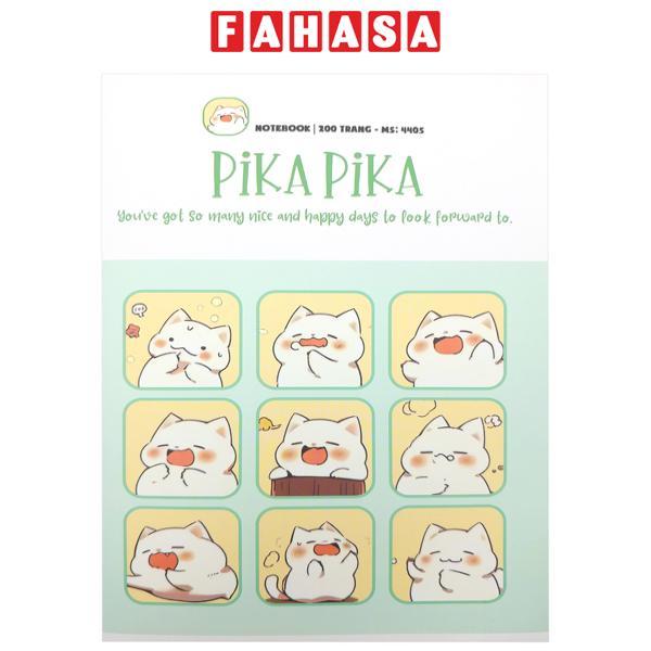 Tập Sinh Viên Pika Pika - Kẻ Ngang - 200 Trang 70gsm - Hải Tiến 4405 (Mẫu Bìa Giao Ngẫu Nhiên)