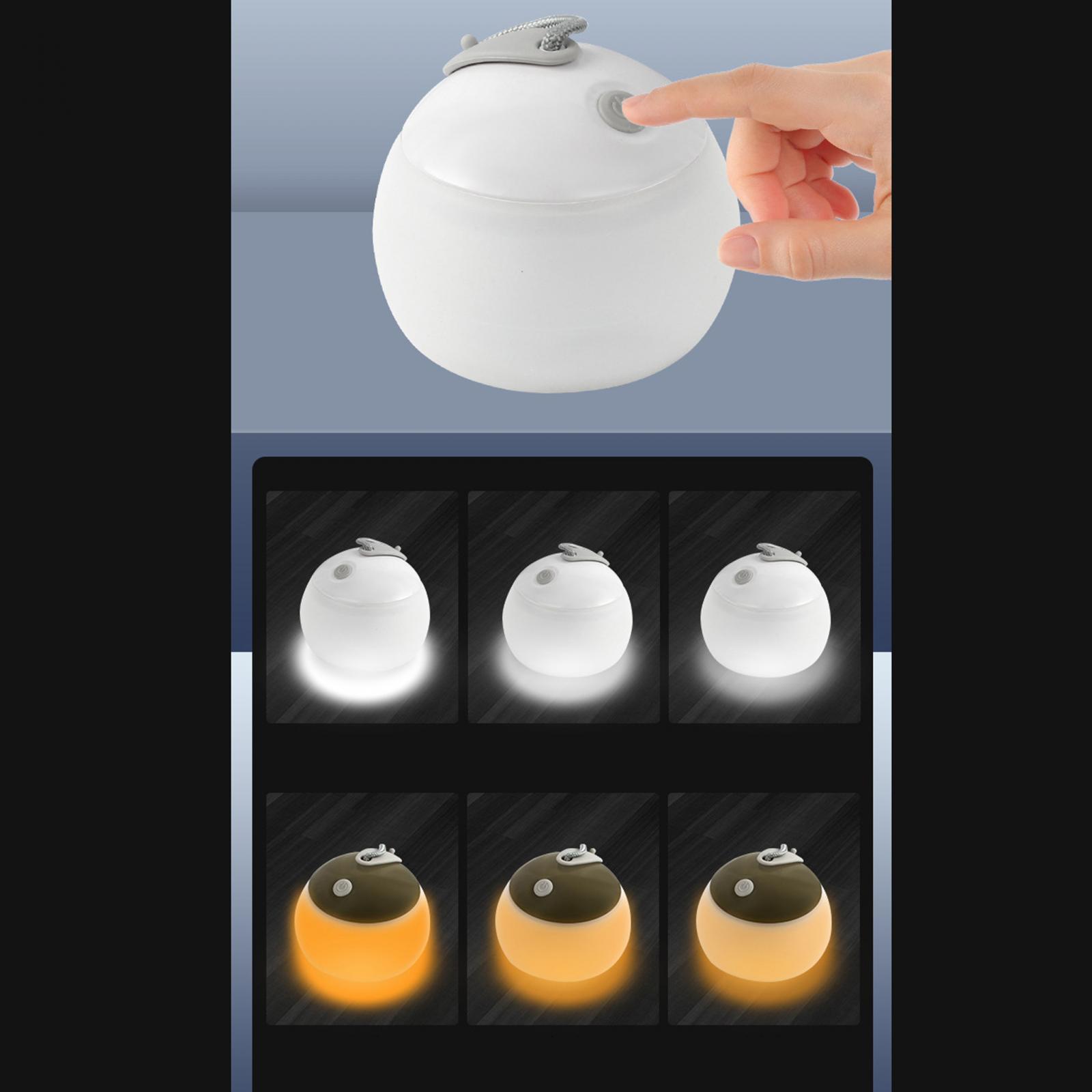 Camping Lamp Lantern Lamp Mini Lantern with Rope Cute Hanging Tent Lantern LED Camping Tent Light for Partys Power Failure Hiking Backpacking