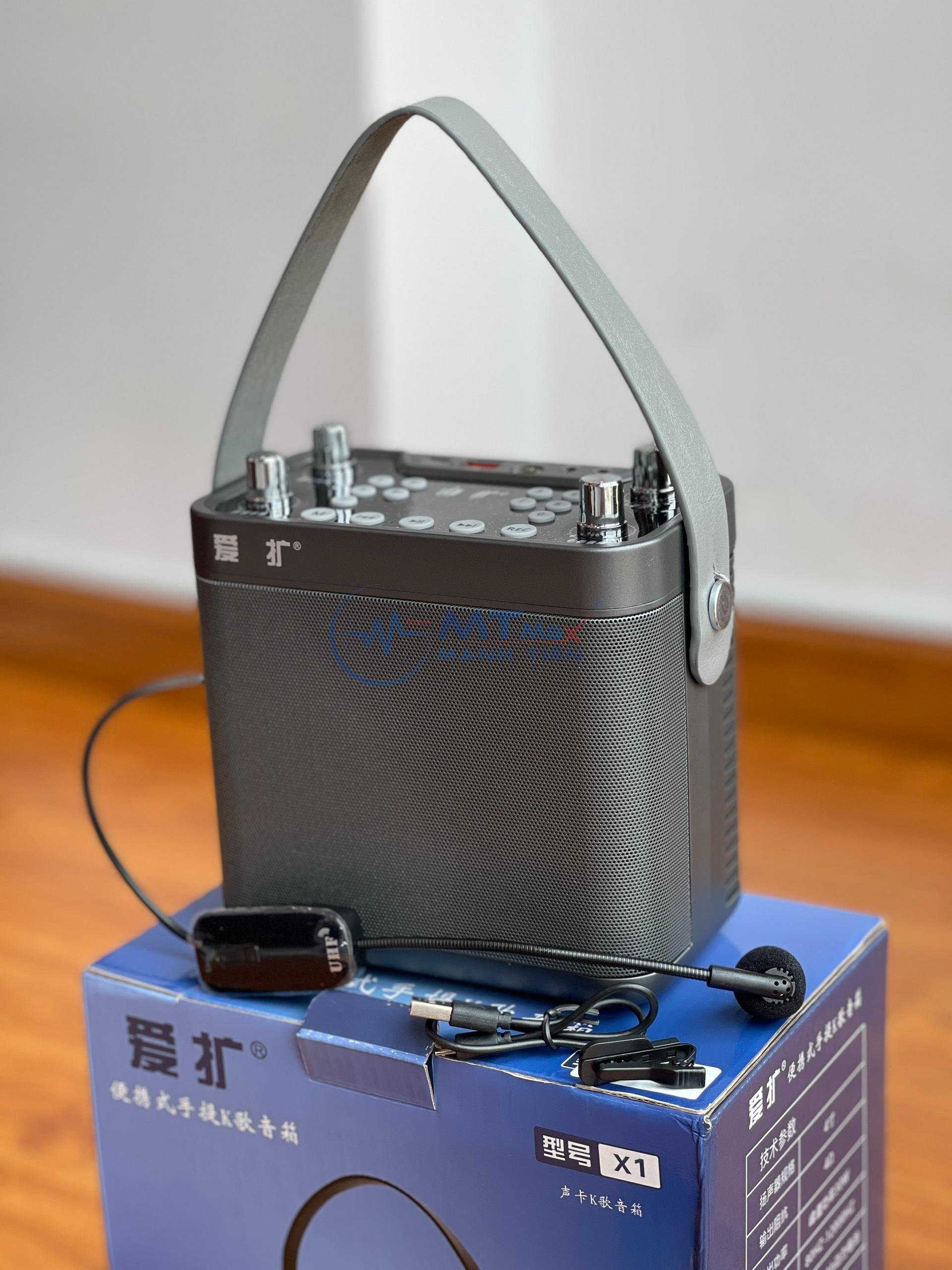 Loa Trợ Giảng Cao Cấp X1 Giảng Dạy, Hội Họp, Sự Kiện Công Suất 15W, Kết Nối Bluetooth, USB, AUX, Cổng 6ly Cùng Hệ Thống Nút Chỉnh Đa Dạng, Hàng Nhập Khẩu