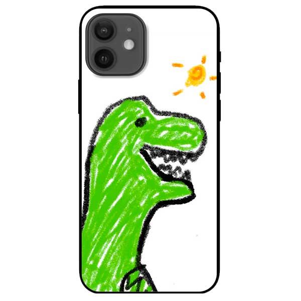 Ốp lưng dành cho iPhone 12 Mini - iPhone 12 - iPhone 12 Pro - iPhone 12 Pro Max - Vẽ Khủng Long Xanh