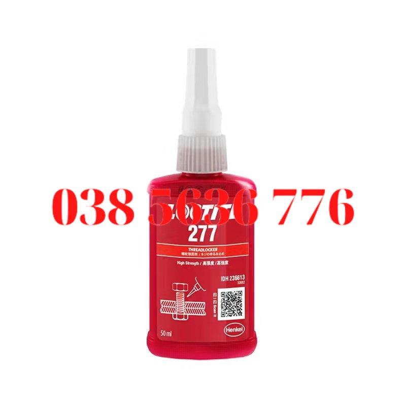 Keo Khóa Ren Henkel Loctite 277, Keo Kỵ Khí, Chịu Nhiệt Độ Cao 50Ml