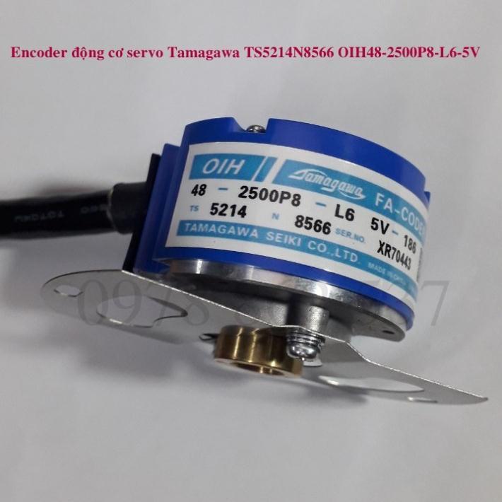 Bộ mã hóa xung Encoder động cơ servo Tamagawa TS5214N8566 OIH48-2500P8-L6-5V
