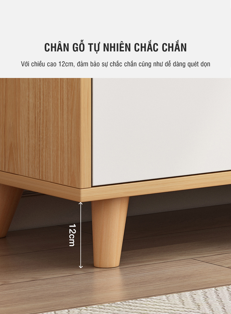 Tủ Kệ Lò Vi Sóng Đa Năng Gỗ MDF phủ melamin Thương Hiệu IGA- GP118B