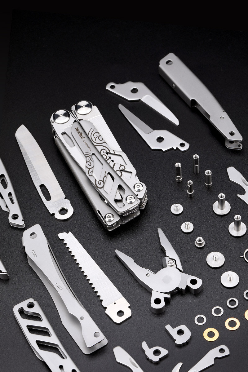 Xiaomi NexTool Flagship Pro Special EDC Outdoor Hand Set 16 IN 1 Multi-Tool Pliers Folding Knife Screwdriver Can Opener Version