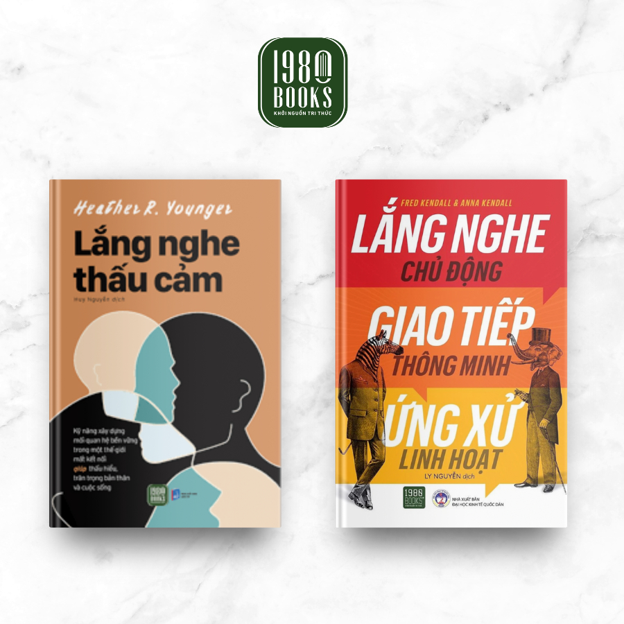 Combo 2 Cuốn Nâng Cao Phát Triển Bản Thân- Lắng Nghe Thấu Cảm + Lắng Nghe Chủ Động Giao Tiếp Thông Minh Ứng Xử Linh Hoạt