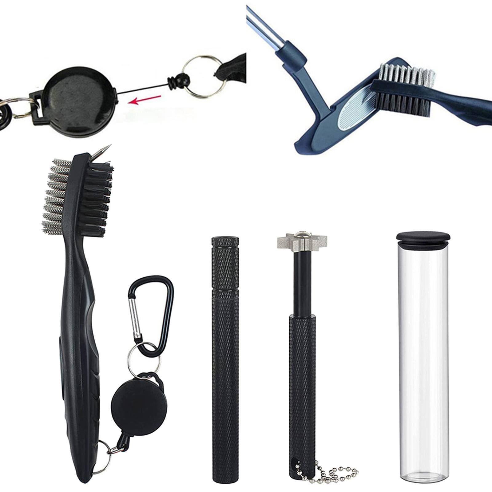 Golf Club Cleaner Groove Sharpener Golf Club Brush Golf Club Cleaning Kit for Golfers