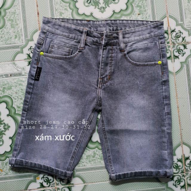 QUẦN SHORT JEAN CAO CẤP - CO GIÃN