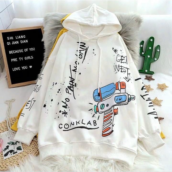 ÁO HOODIE NÓN NAM NỮ MÀU ĐEN VẢI NỈ POLY IN SÚNG NƯỚC Unisex hoodie,Áo Khoác Nỉ Hoodie In Datlity, Áo Khoác Nỉ Hoodie Unisex Nam Nữ Cao Cấp