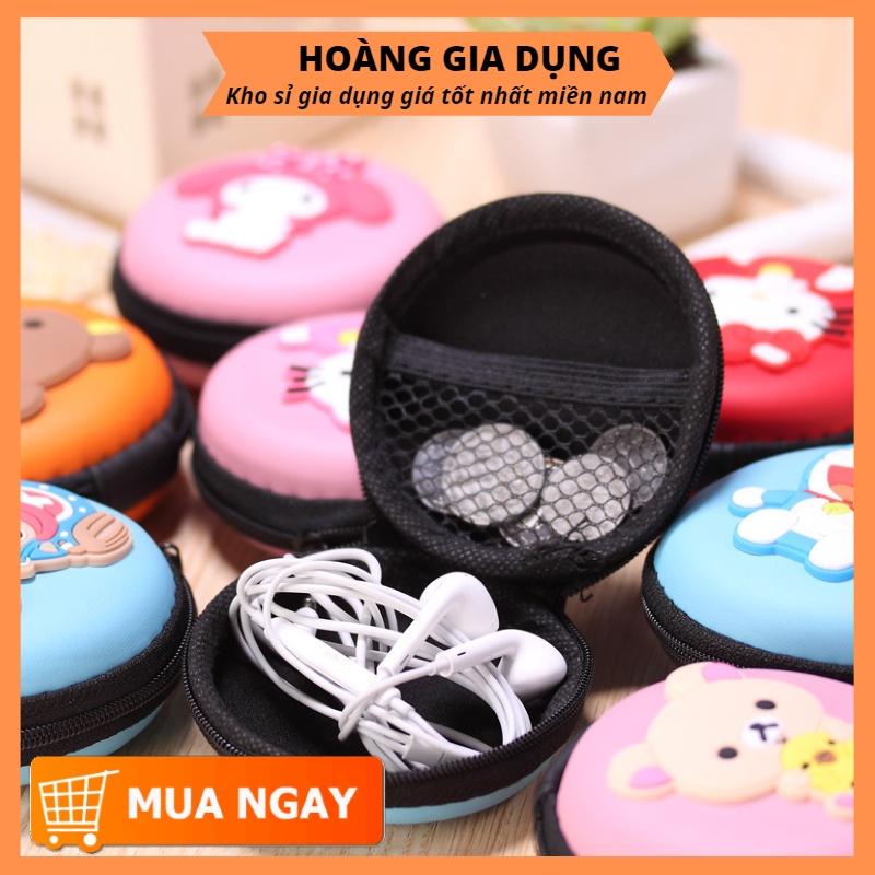 Hộp Đựng Tai Nghe Cáp Sạc Có Dây Không Dây Bluetooth Hoạt Hình H167