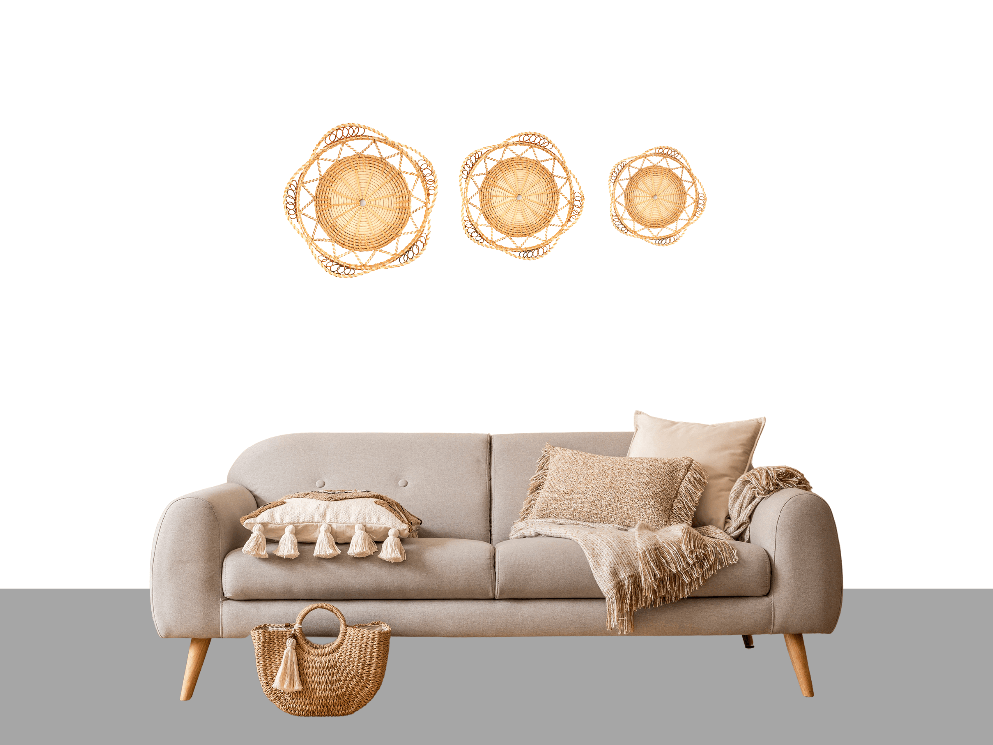 Bộ rổ mây tre đan Harmony 8