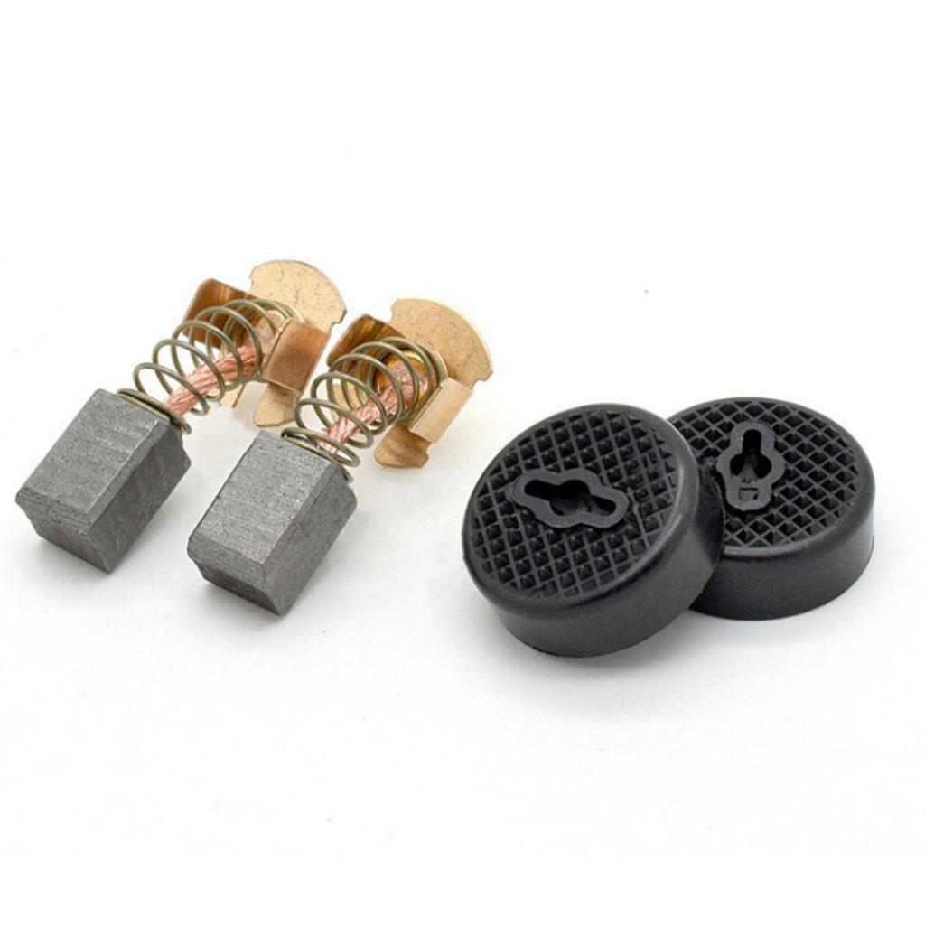 Carbon Brush Holder With Caps Carbon Brushes For Dust Collector, Blower Motor, Motorcycle