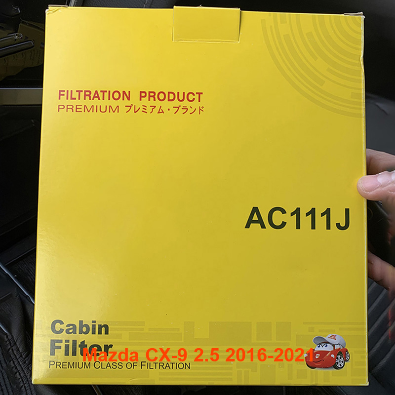 Lọc gió điều hòa cho xe Mazda CX-9 2.5 2016, 2017, 2018, 2019, 2020, 2021 TK48-61-J6X mã AC111J-3