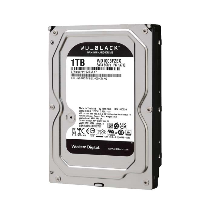Ổ Cứng HDD WD Black™ 1TB/64MB/7200rpm/3.5 - WD1003FZEX - Hàng chính hãng
