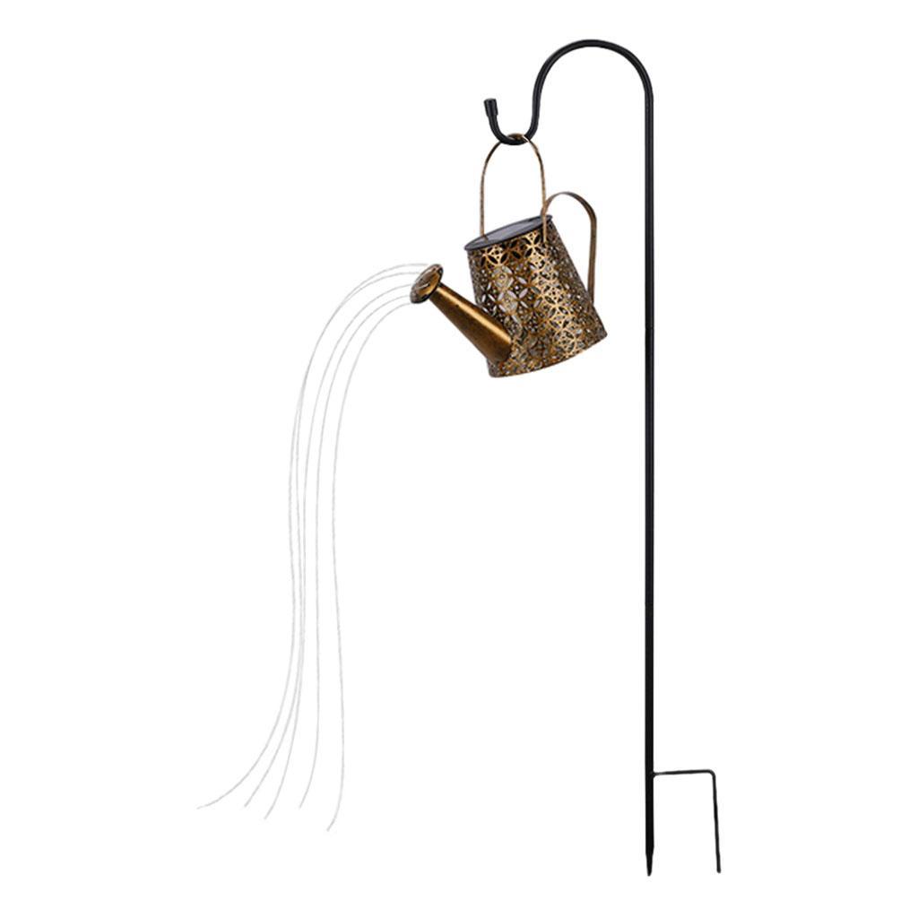 2pcs Watering Can Stake Lamp Yard Decor Outdoor Lamp