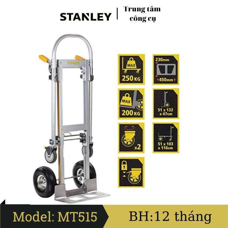 Xe Đẩy Tay Đa Năng Cao Cấp Có Thể Gấp Gọn Stanley MT515