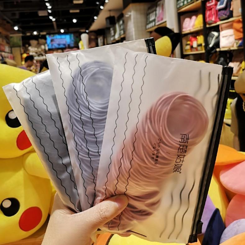 Set 100 dây thun cột tóc siêu dai siêu rẻ