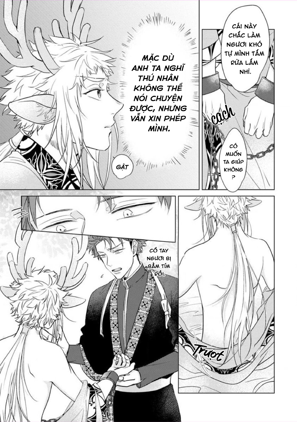 gặp gỡ em, thú nhân màu chàm trắng chapter 2 3