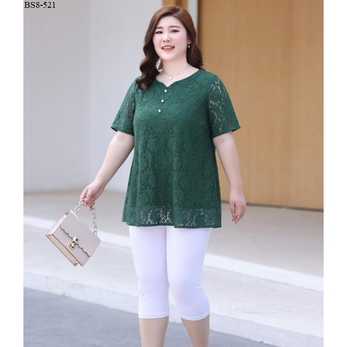 Áo kiểu ren trung niên bigsize (Weighty Look) - BS8-521