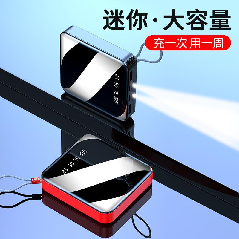 Bộ sạc dự phòng mini dung lượng lớn phong cách mới nhất 20000 mAh màn hình kỹ thuật số sạc nhanh quà tặng cung cấp năng lượng di động với mẫu in logo