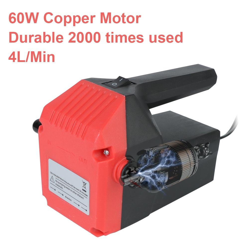 Ống bơm nhiên liệu kèm ống hút 12V 24V cho xe hơi