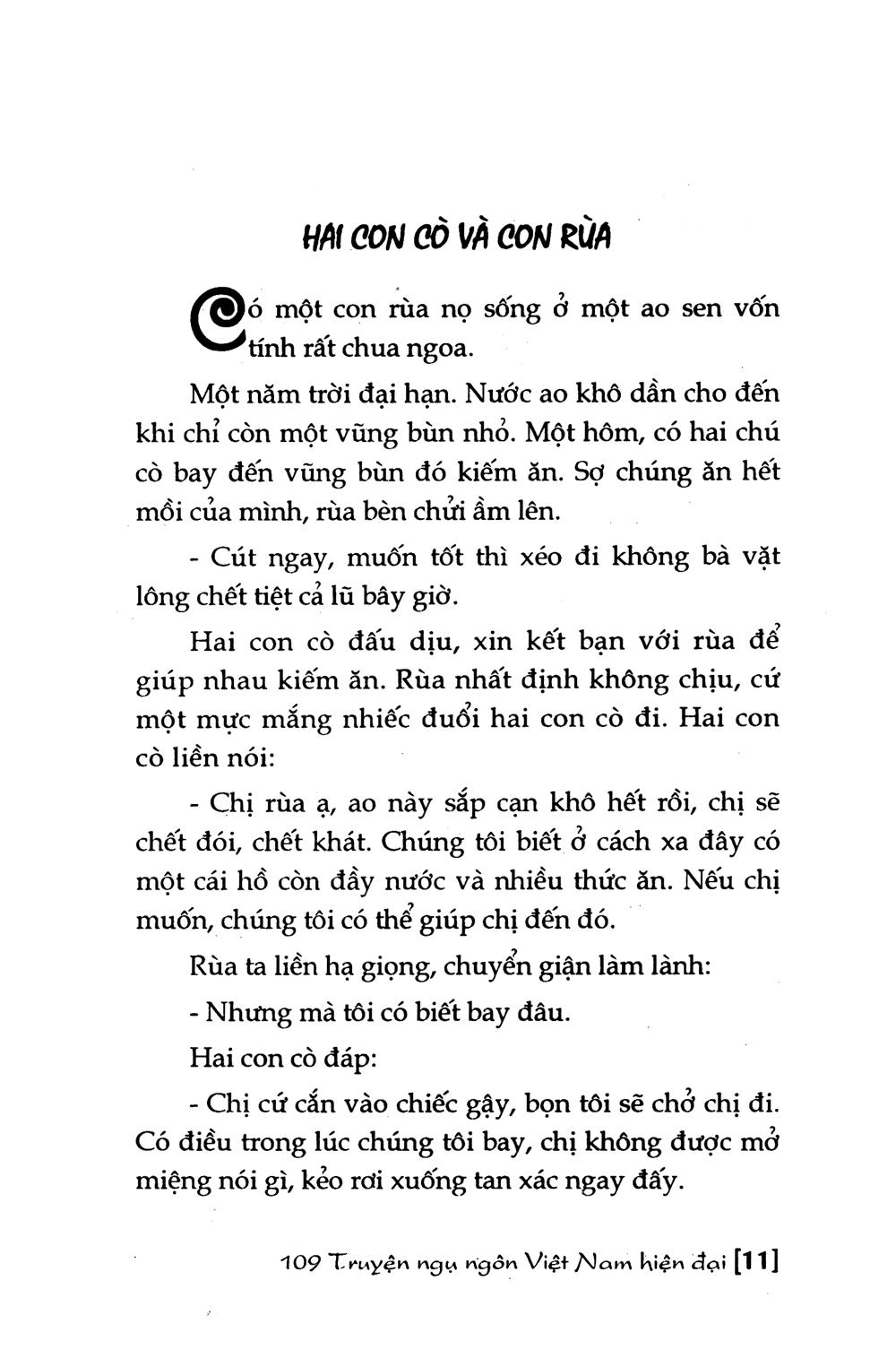 109 Truyện Ngụ Ngôn Việt Nam Hiện Đại (Tái Bản)