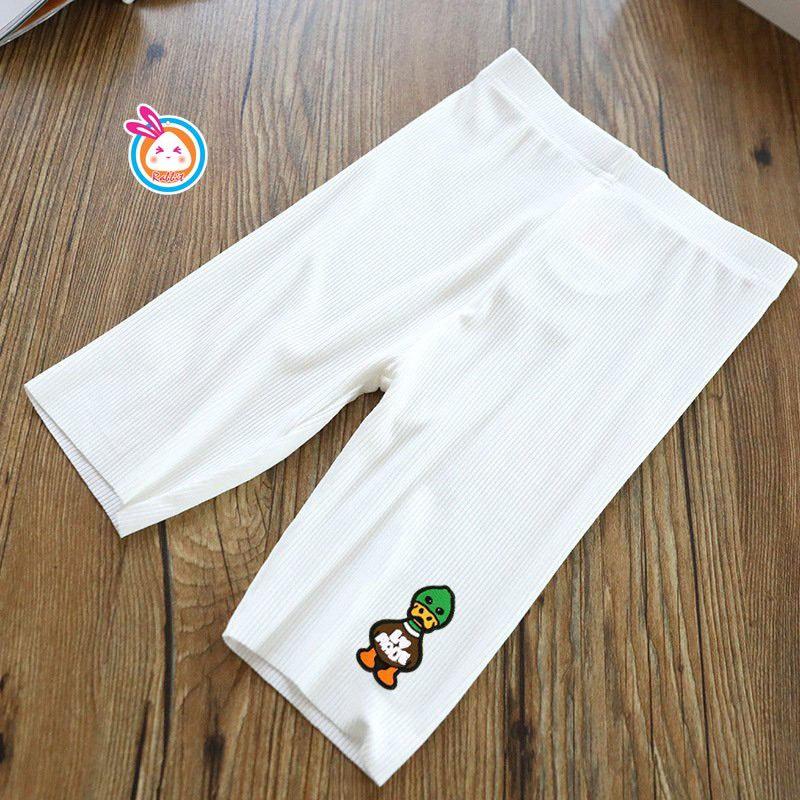 Quần thun đùi leggings cho bé gái đi chơi đi học size 20-40kg chất cotton co giãn chuẩn form