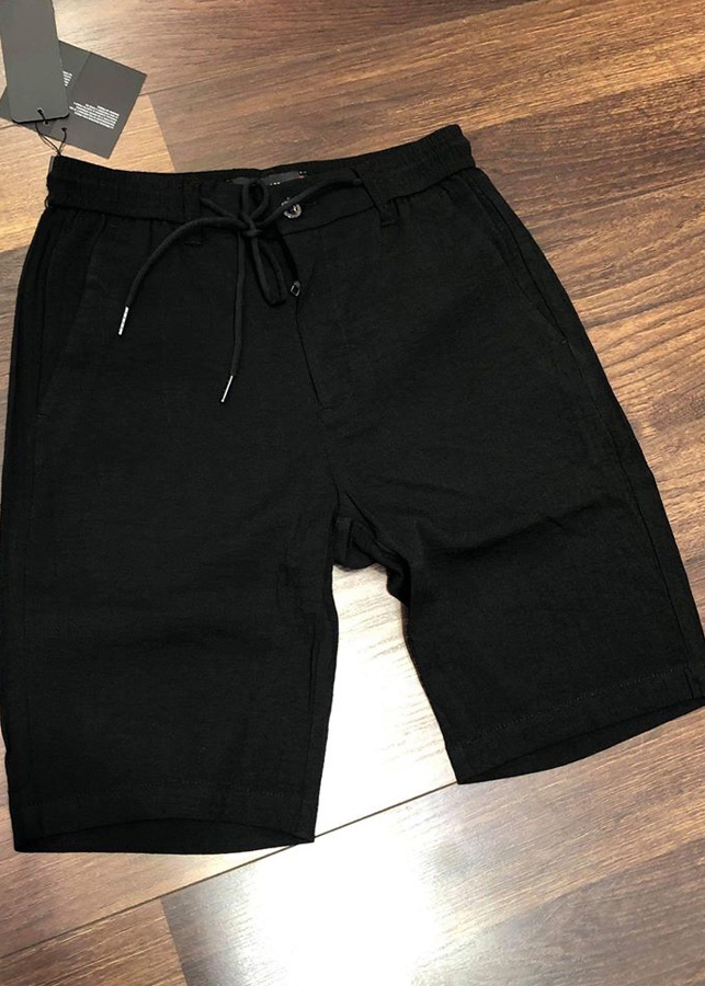Quần Short Chất Đũi Hàn Quốc SHORTDEN103 - Short Đen
