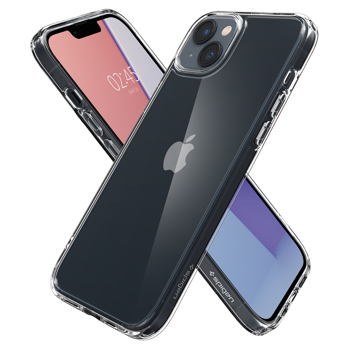 Ốp Lưng dành cho iPhone 14/ 14 Plus/ 14 Pro/ 14 Promax SPIGEN ULTRA HYBRID CRYSTAL CLEAR- Hàng Chính Hãng