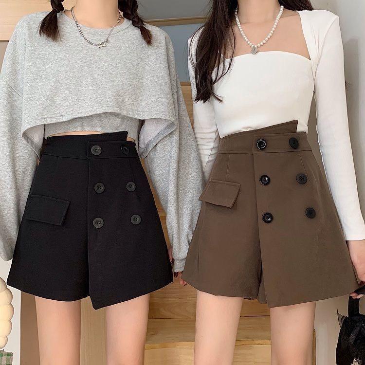 Quần Giả Váy Chữ A Phối Cúc 99  P0K3940