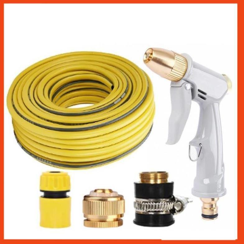 Bộ dây vòi xịt nước tưới cây rửa xe,tăng áp 3 lần, loại 20m  206846
