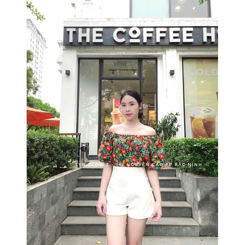 Áo trễ vai tay bồng