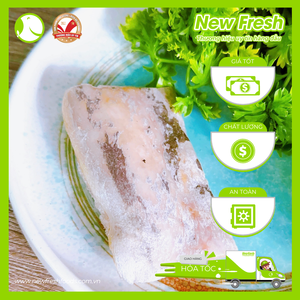 Lườn Cá Thu Size 5-10 Miếng Túi 1Kg