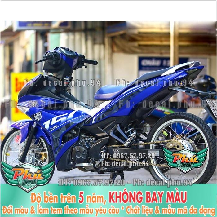 Tem rời EX 150 Y15 xanh GP  -1