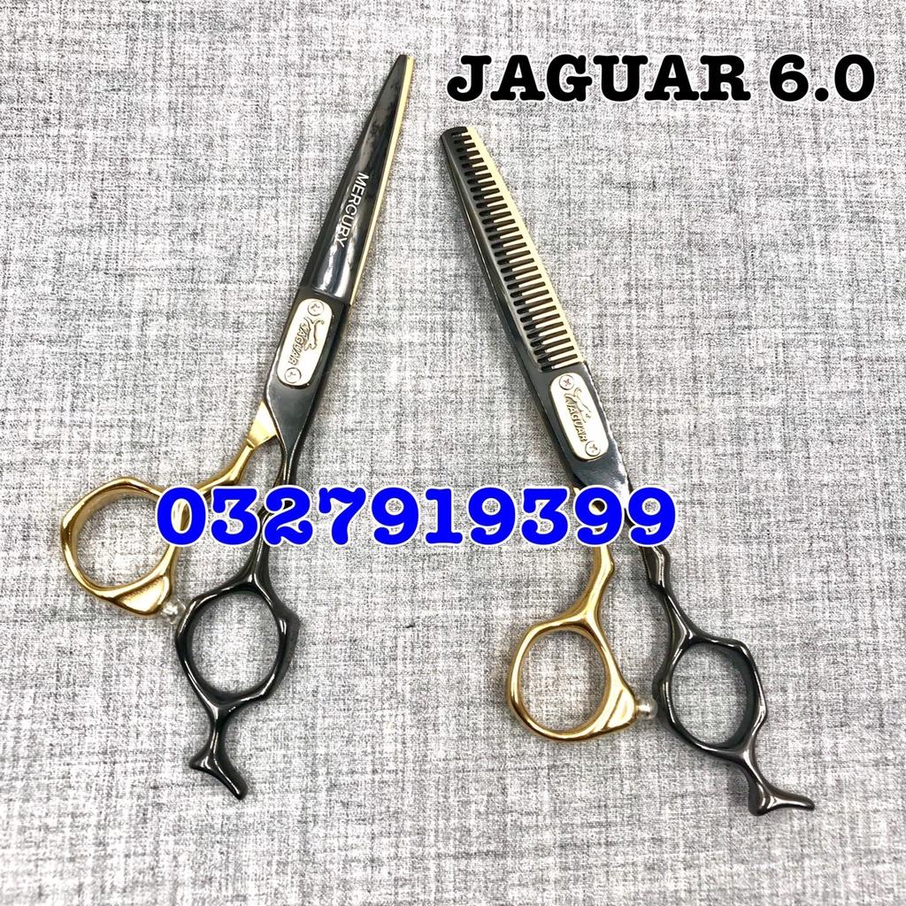 Kéo cắt tóc cao cấp Nhật JAGUAR 6.0 in ( đen vàng )