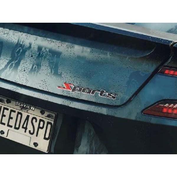 Decal Tem Chữ Kim Loại Sport Dán Trang Trí ô Tô MS-35