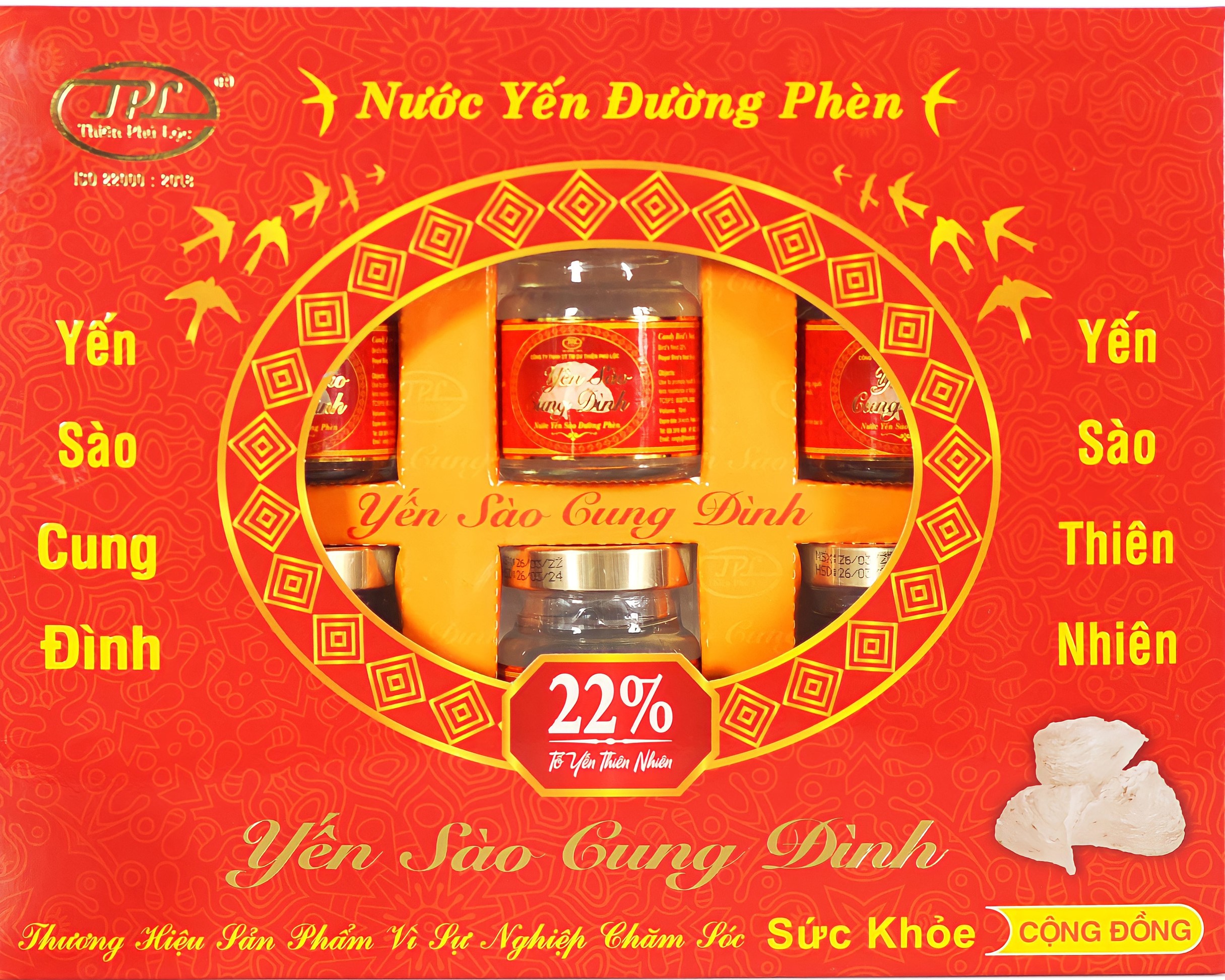 Nước yến sào Đường phèn - 22% Tổ yến