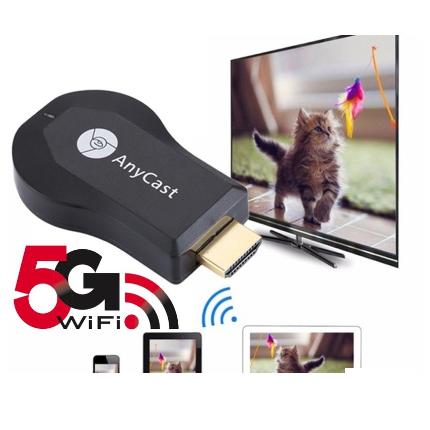 ROGTZ Thiết Bị Kết nối HDMI Không Dây 2.4G/5G Từ Mobile, Tablet, Laptop ra Tivi 4K M100 Plus - Hàng Nhập Khẩu