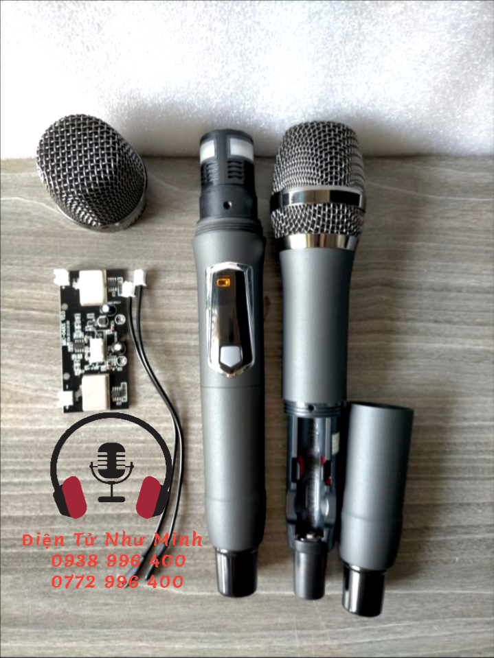 Mic Loa Kéo Chống Hú Cao Cấp - TẶNG TÚI ĐỰNG MIC + CHỐNG LĂN