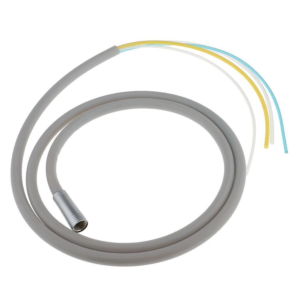 4 Holes Silicone Tubing Hose Tube Connector for Dentist High Speed/Air Turbine Motor Handpiece