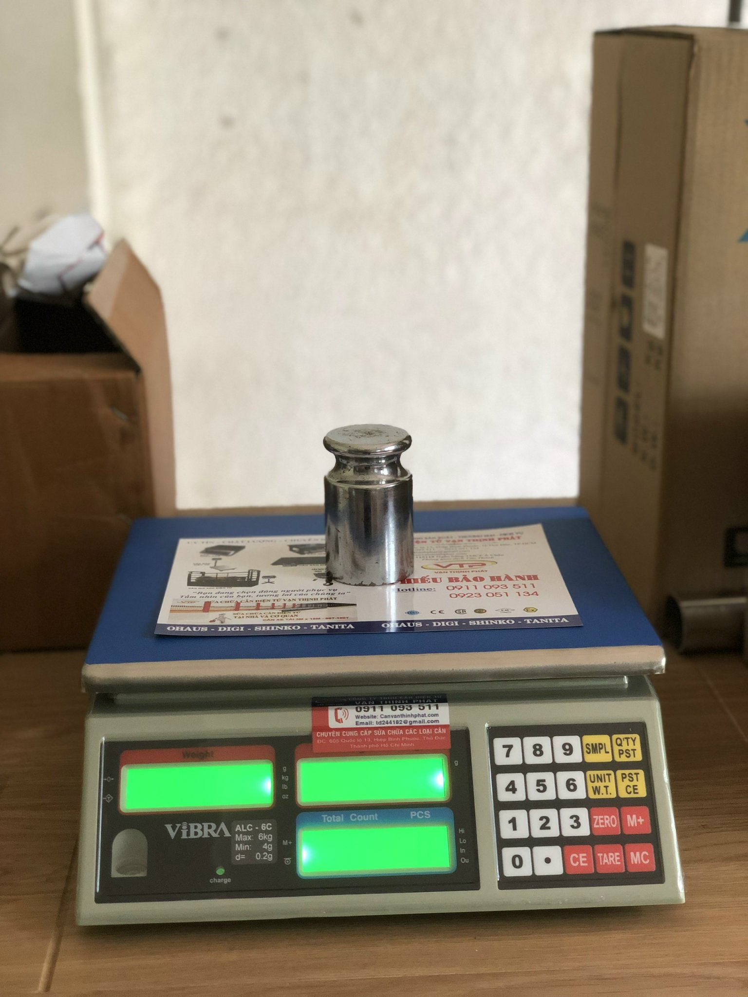 Cân Điện Tử VIBRA ALC 6 kg