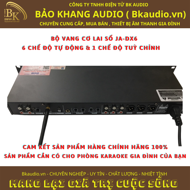 Vang cơ lai số JA-Dx6 ( máy trộn âm thanh ).Msp : SPV-05